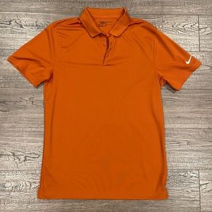 Men’s burnt orange small Nike Dri-Fit polo